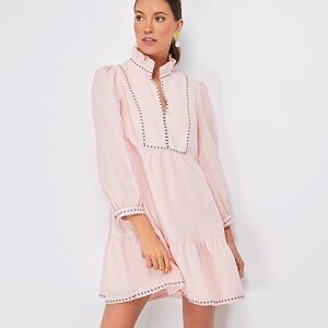 Tuckernuck Light Pink Palmerston Long Sleeve Dress